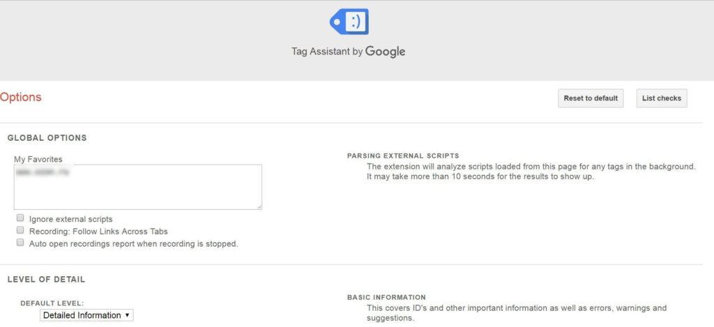 Google Tag Assistant